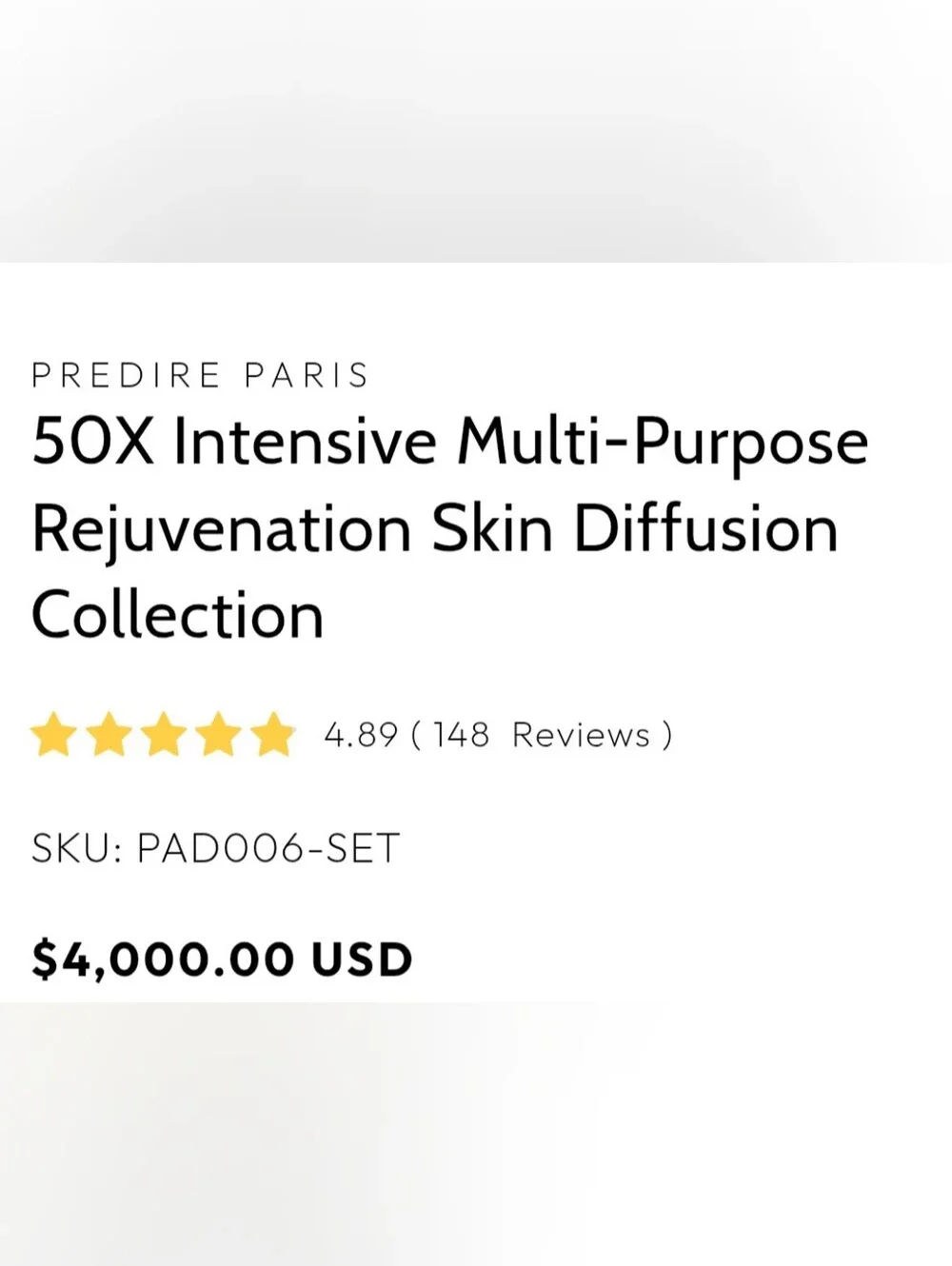 50X Intensive Multi-Purpose Rejuvenation Skin Diffusion Collection